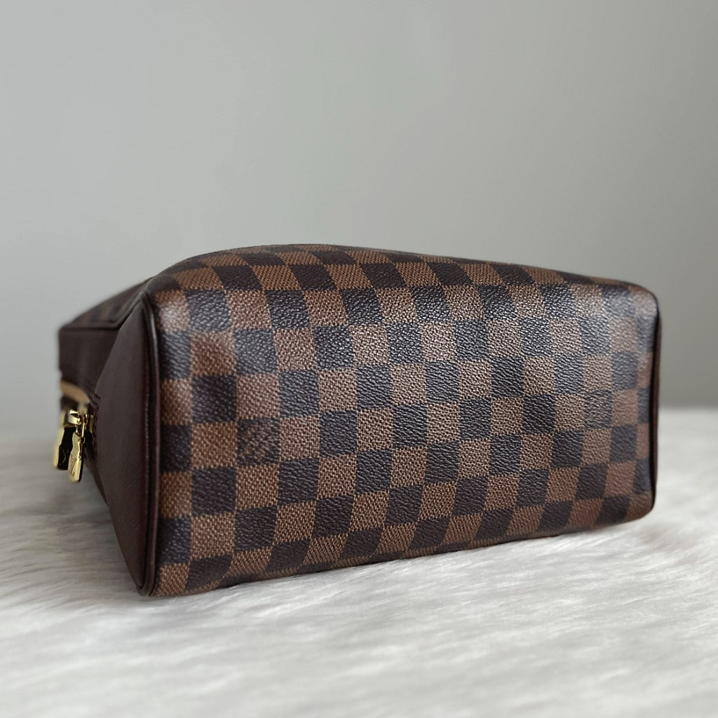 Louis Vuitton Signature Brera Damier Ebene Tote Bag Excellent