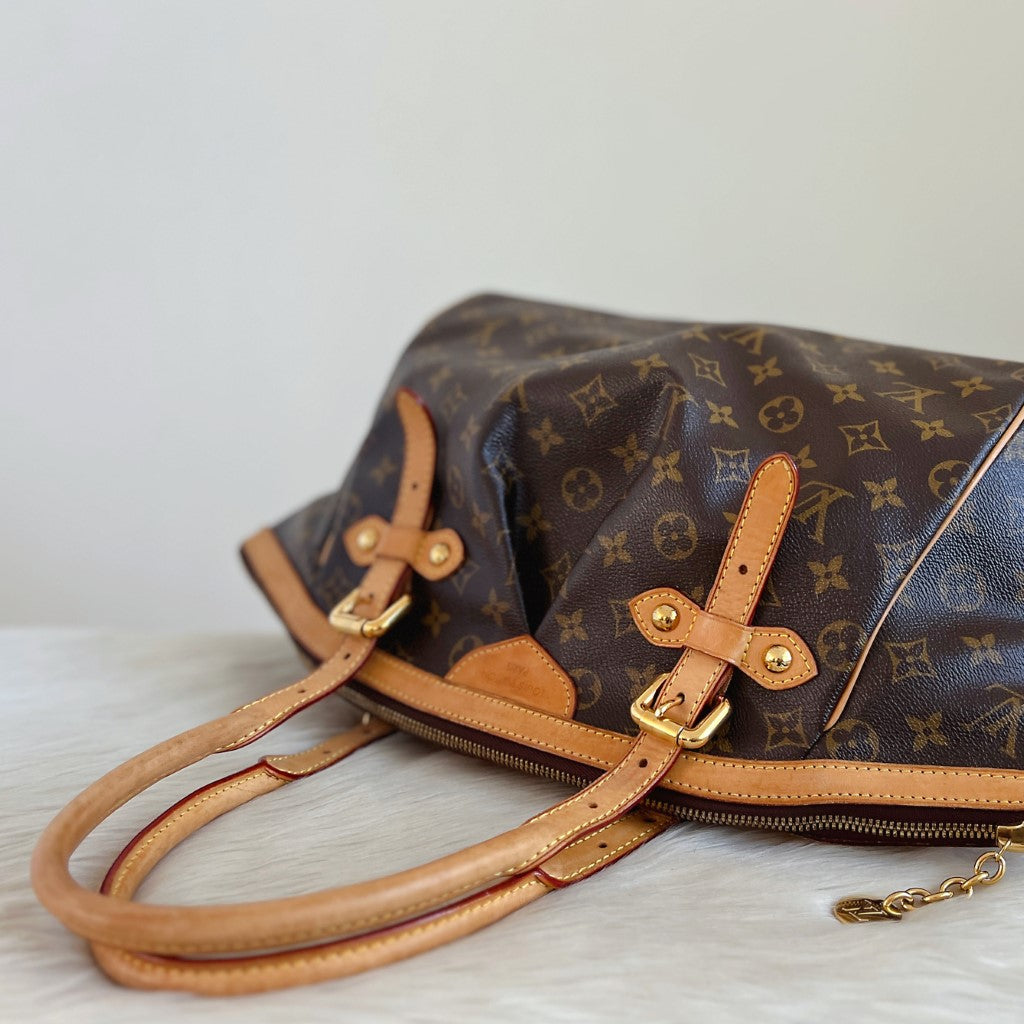 Louis Vuitton Signature Monogram Tivoli GM Shoulder Bag