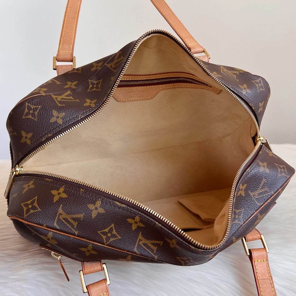 Louis Vuitton Signature Monogram Cite GM Shoulder Bag