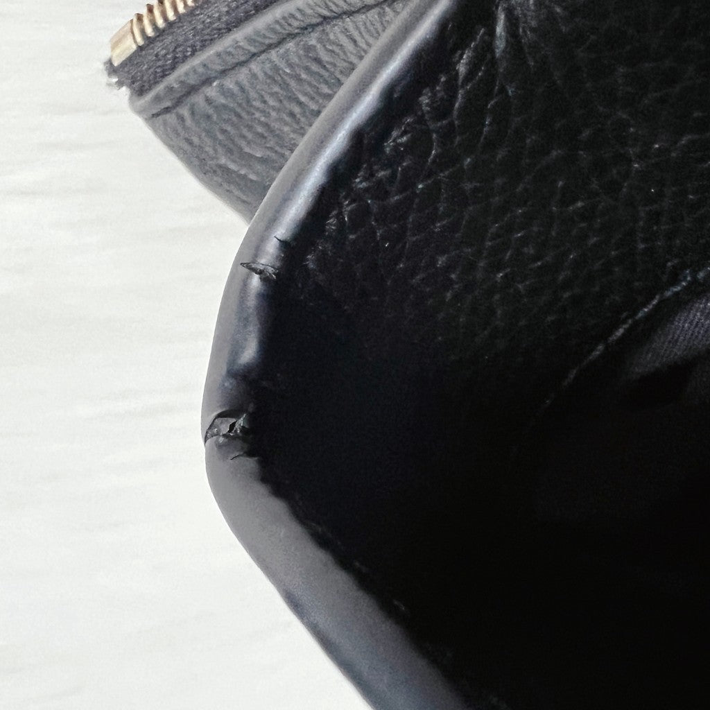 Kate Spade Black Leather Triple Compartment Shoulder Bag