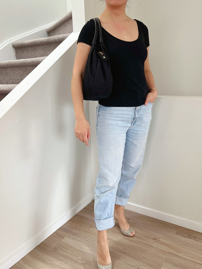 Kate Spade Black Front Bow Detail Shoulder Bag Excellent