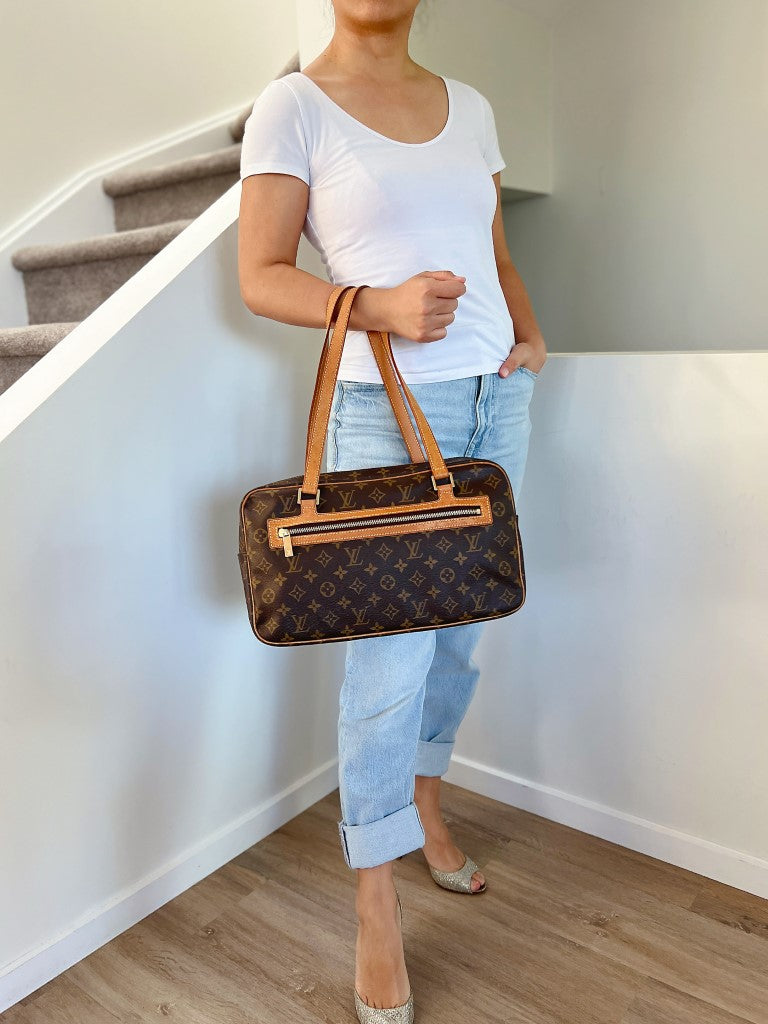 Louis Vuitton Signature Monogram Cite GM Shoulder Bag