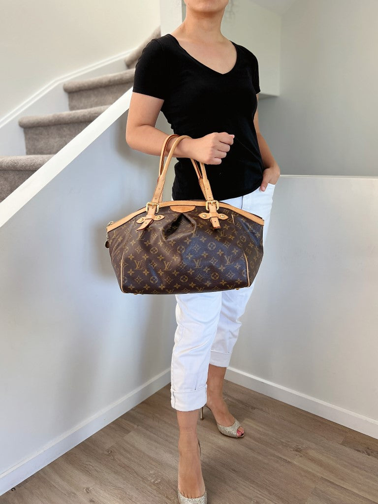 Louis Vuitton Signature Monogram Tivoli GM Shoulder Bag