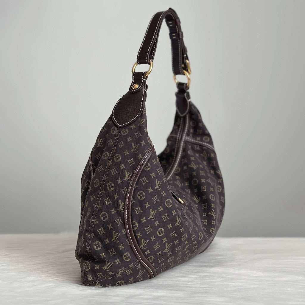 Louis Vuitton Mini Lin Manon Monogram Shoulder Bag Excellent
