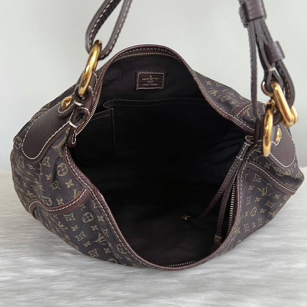 Louis Vuitton Mini Lin Manon Monogram Shoulder Bag Excellent