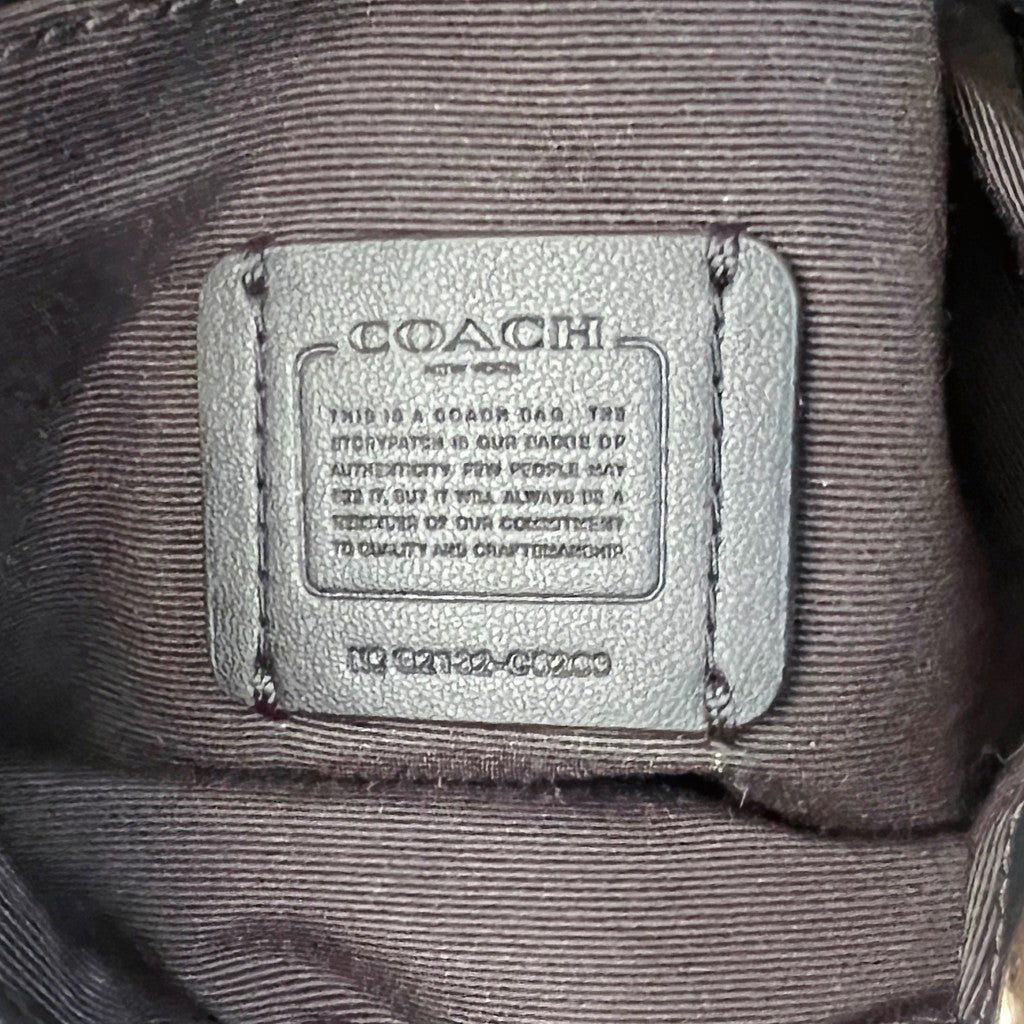 Coach Black Leather Drawstring Bucket Small 2 Way Shoulder Bag Like New