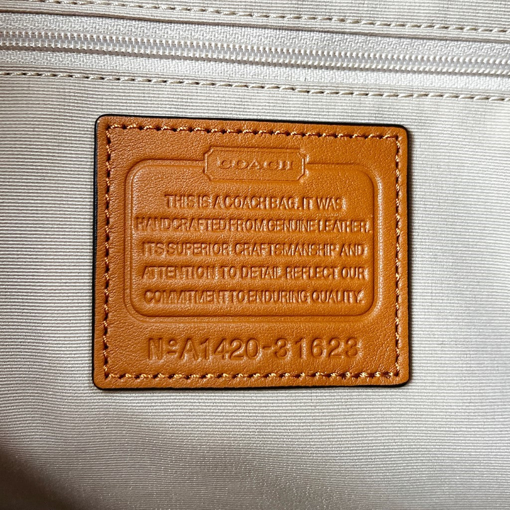 Coach Caramel Leather Slouchy 2 Way Shoulder Bag Like New