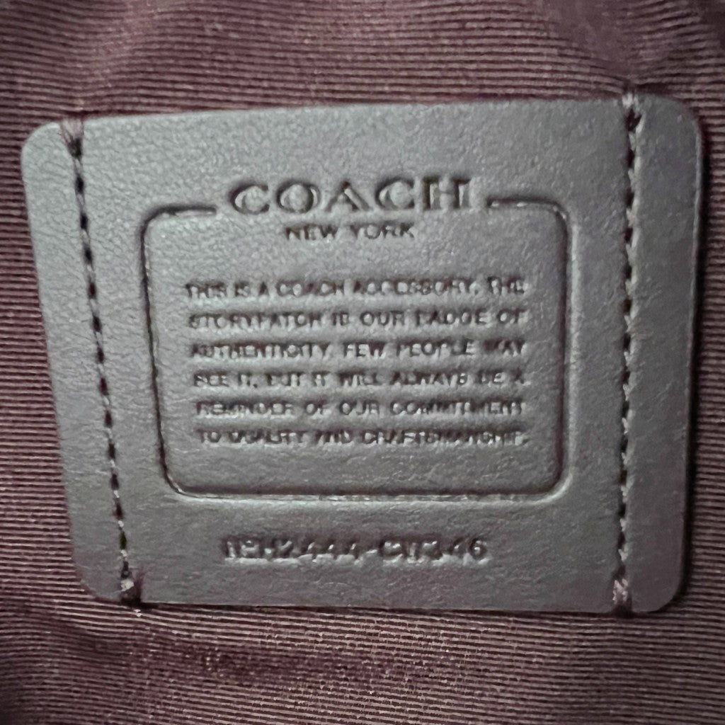 Coach Blush Pink Leather Triple Compartment Bucket 2 Way Shoulder Bag Like New