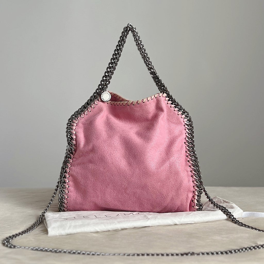 Stella Mccartney Pink Signature Falabella Mini 2 Way Shoulder Bag Excellent