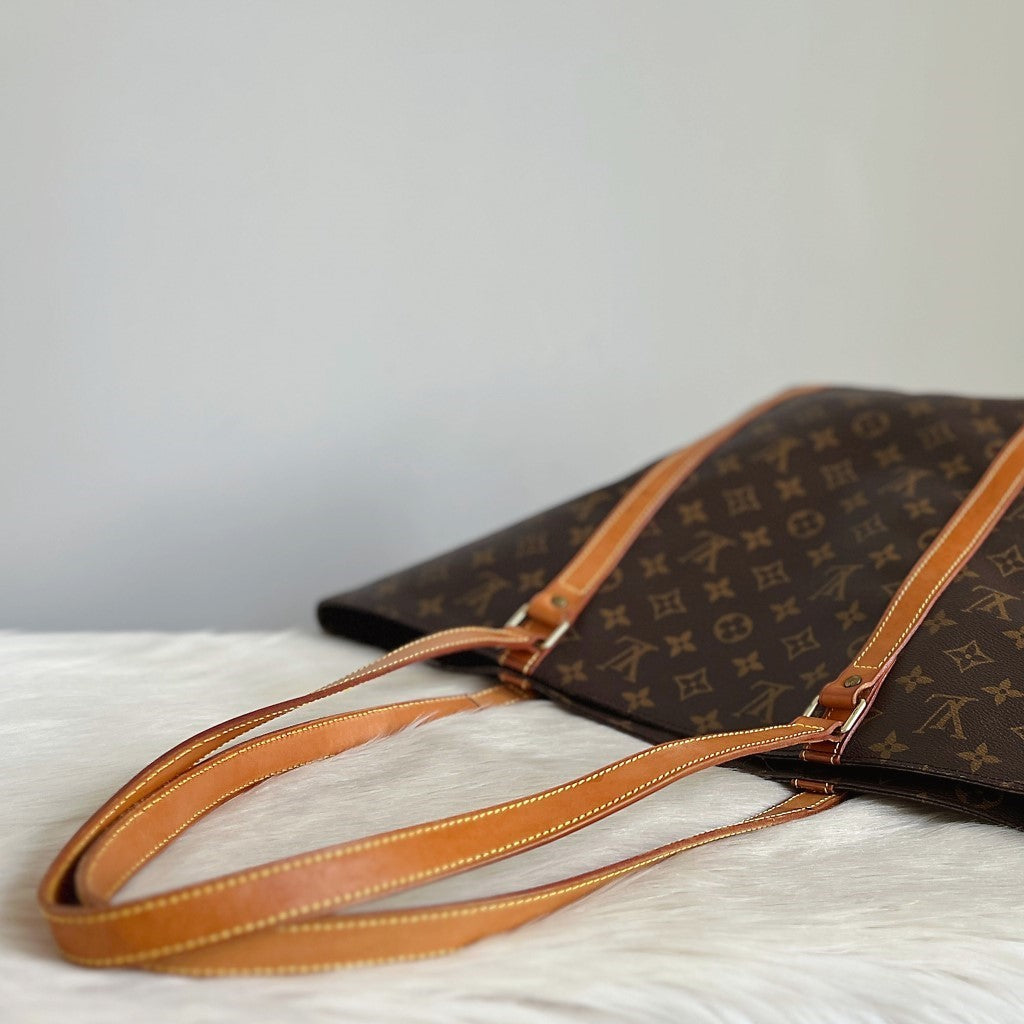 Louis Vuitton Signature Monogram Sac Shopping Large Shoulder Bag