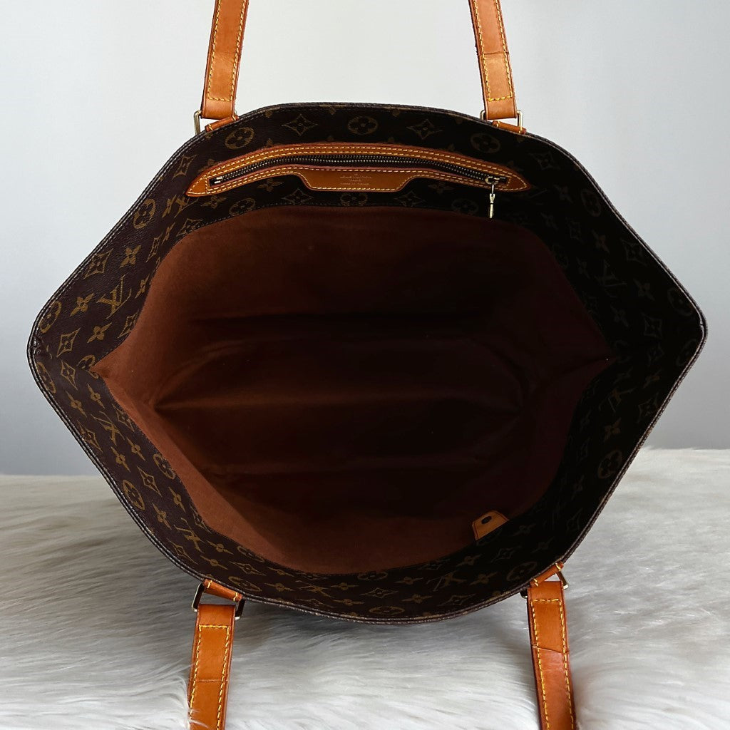 Louis Vuitton Signature Monogram Sac Shopping Large Shoulder Bag