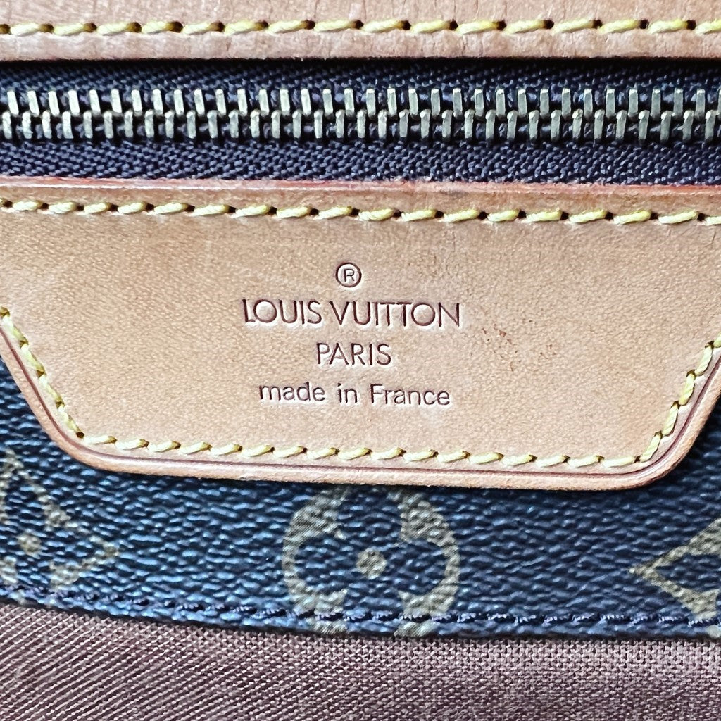 Louis Vuitton Signature Monogram Sac Shopping Large Shoulder Bag
