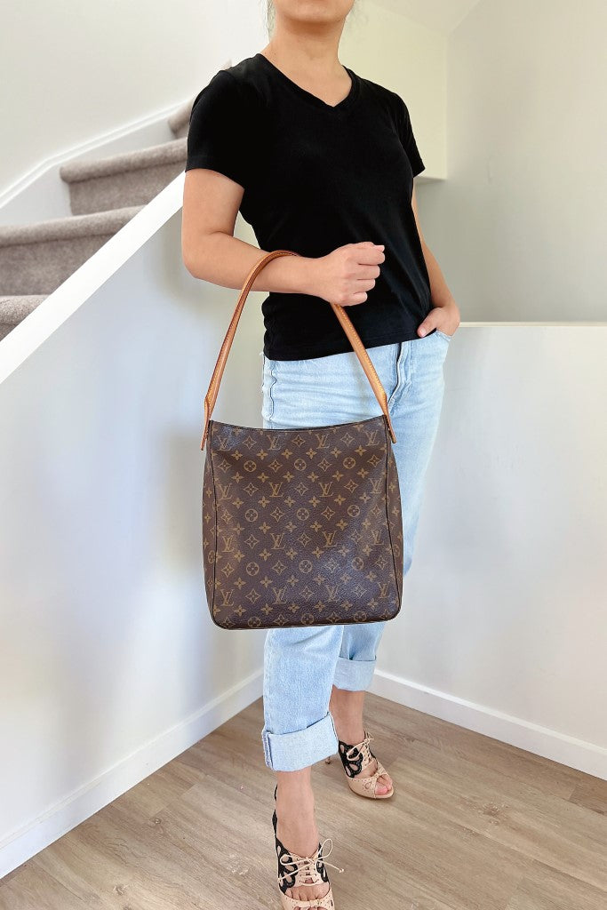Louis Vuitton Signature Monogram Looping GM Shoulder Bag