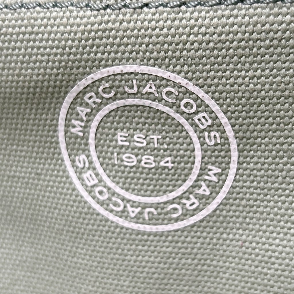 Marc Jacobs Mint Canvas Front Pattern Carryall Shoulder Bag