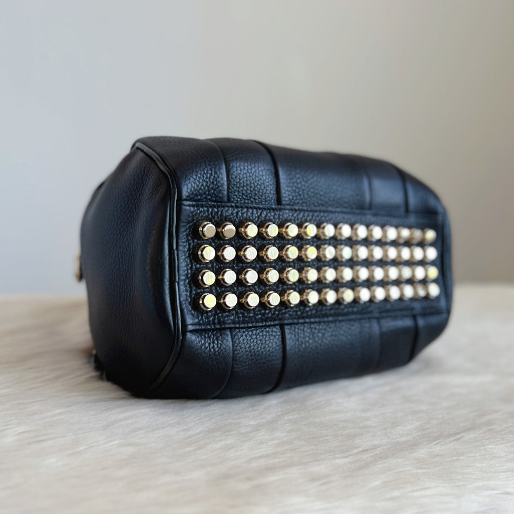 Alexander Wang Black Leather Rockie 2 Way Shoulder Bag Excellent