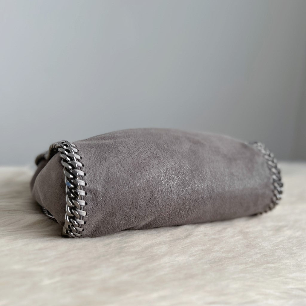 Stella Mccartney Grey Signature Falabella 2 Way Shoulder Bag Excellent