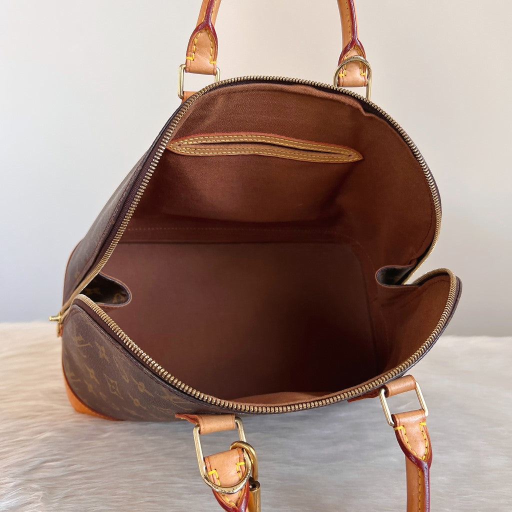 Louis Vuitton Signature Monogram Alma Tote + Lock & Key