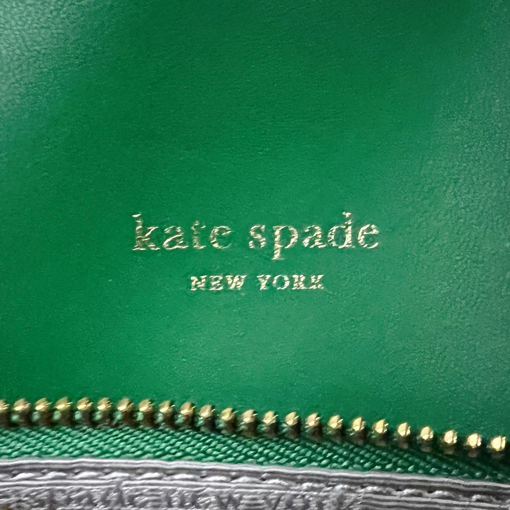 Kate Spade Green Leather Bow Detail Flap Crossbody Shoulder Bag Like New
