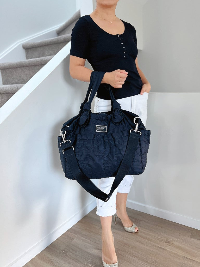 Marc Jacobs Black Large Weekend 2 Way Shoulder Bag Excellent