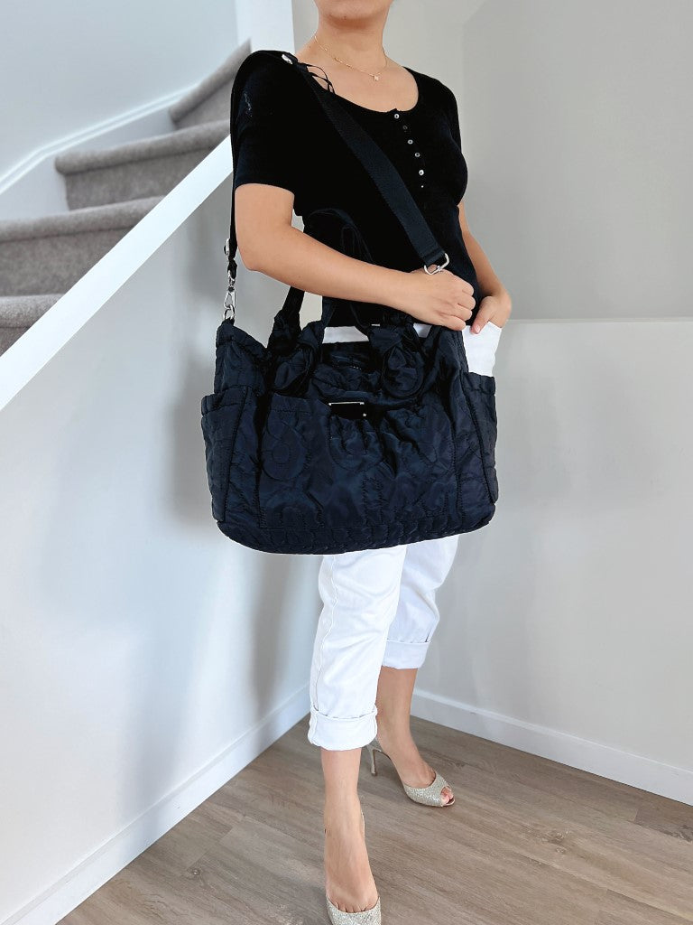Marc Jacobs Black Large Weekend 2 Way Shoulder Bag Excellent
