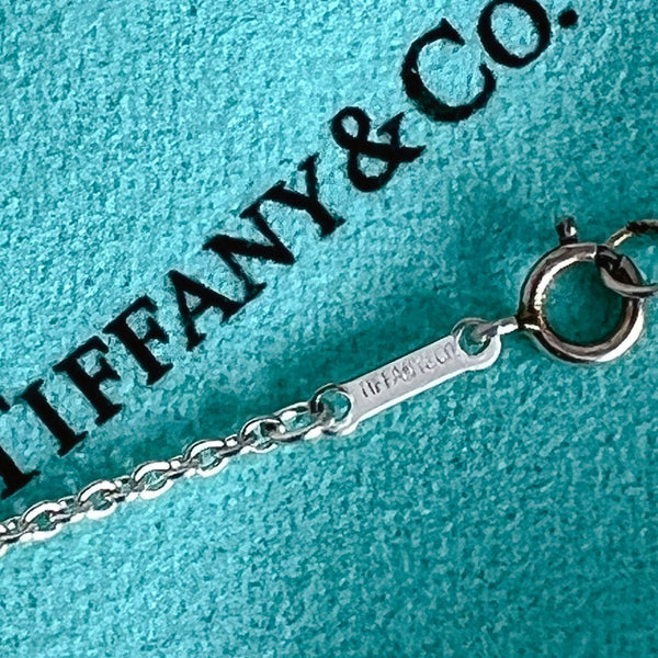 Tiffany & Co 926 Silver Solid Loving Heart Necklace Excellent
