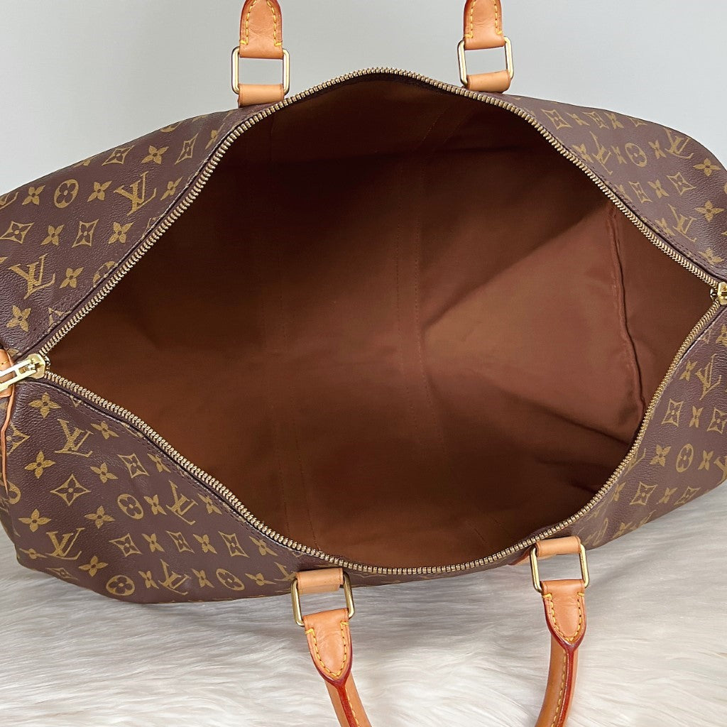 Louis Vuitton Signature Monogram Keepall 50 Travel Bag