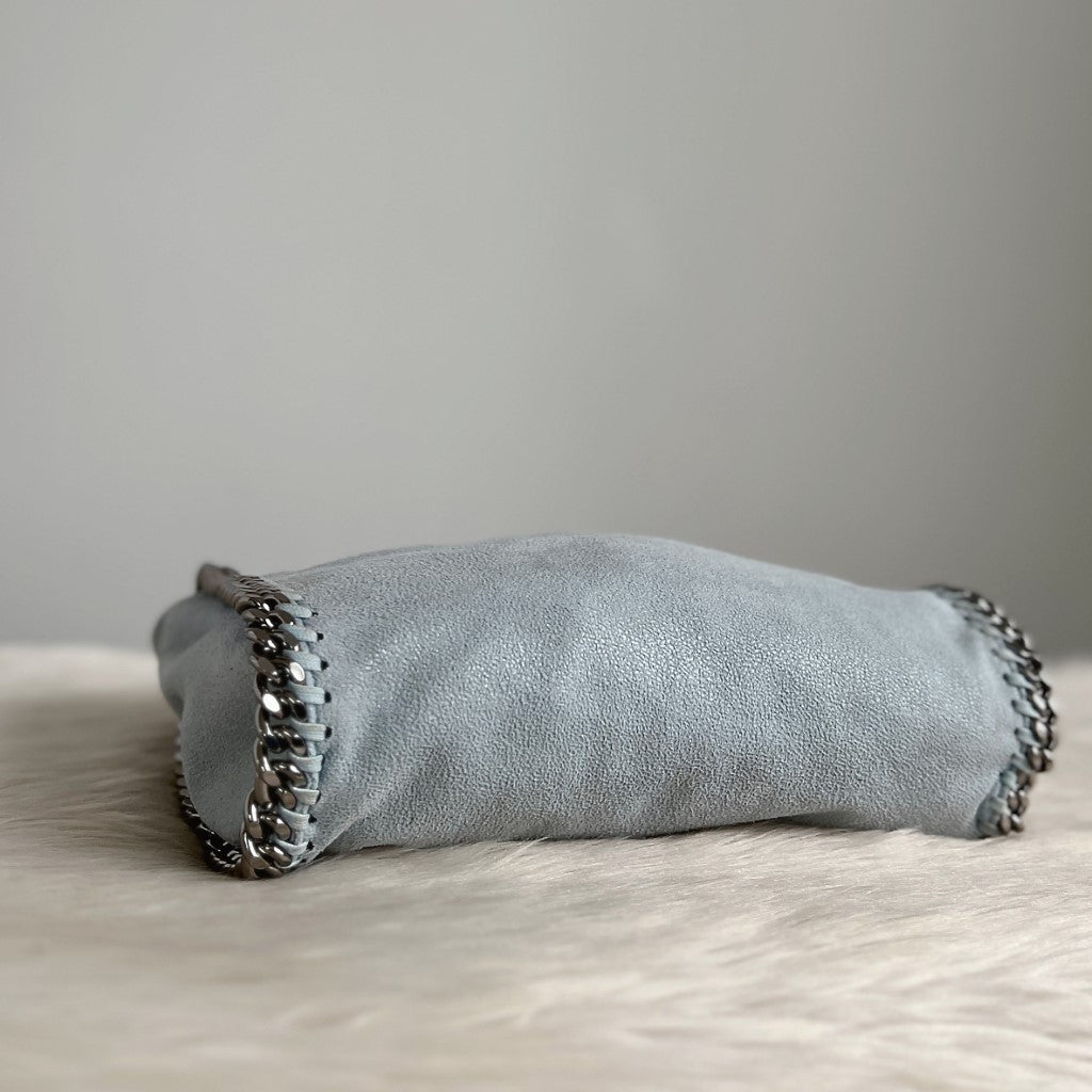 Stella McCartney Light Blue Signature Falabella Shoulder Bag