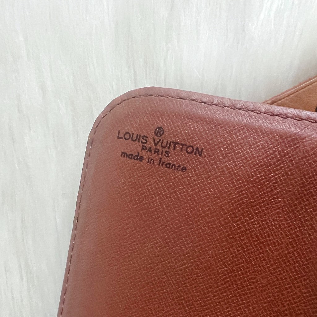 Louis Vuitton Signature Monogram Cartouchiere MM Crossbody Shoulder Bag