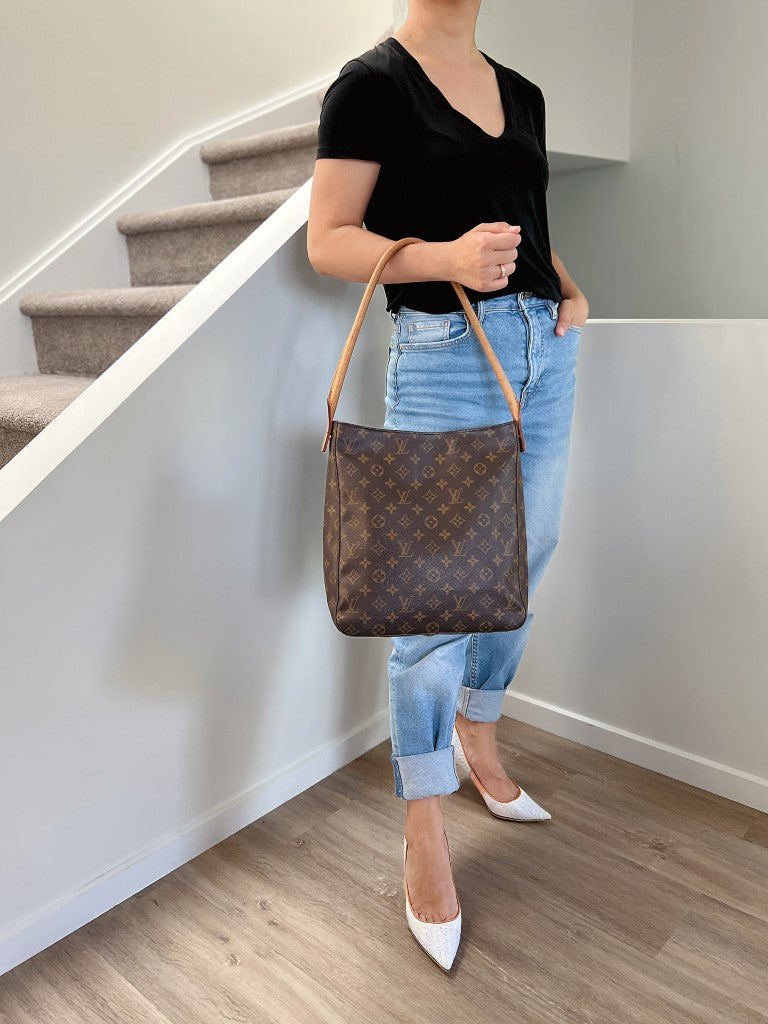 Louis Vuitton Signature Monogram Looping GM Shoulder Bag
