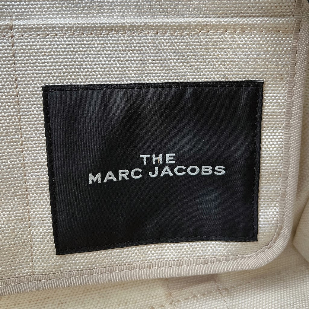 Marc Jacobs Two Tone Front Pattern Book Tote 2 Way Shoulder Bag