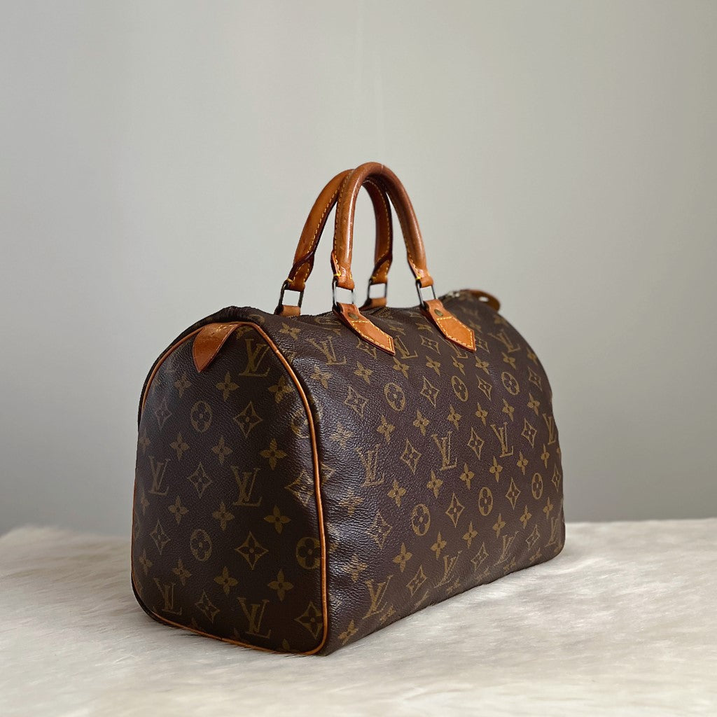 Louis Vuitton Signature Monogram Speedy 30 Tote Bag