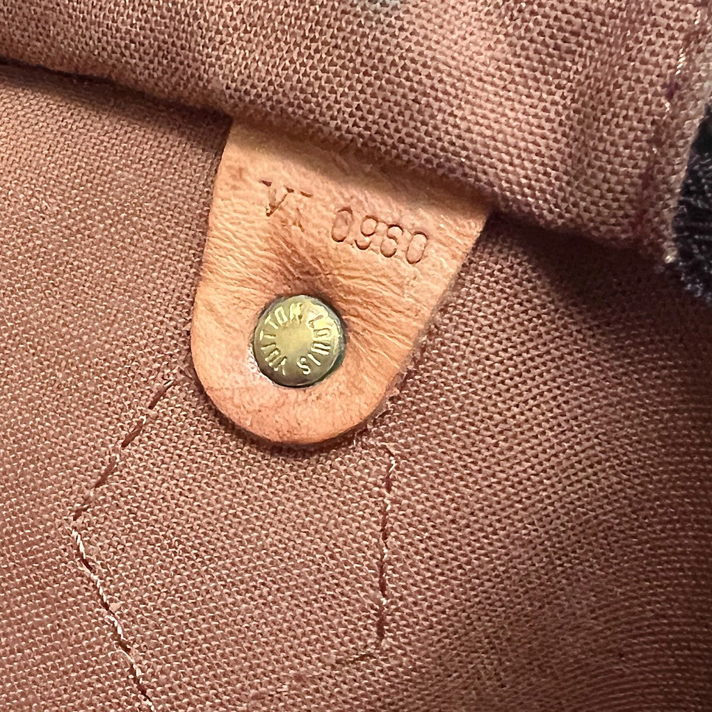 Louis Vuitton Signature Monogram Speedy 30 Tote Bag