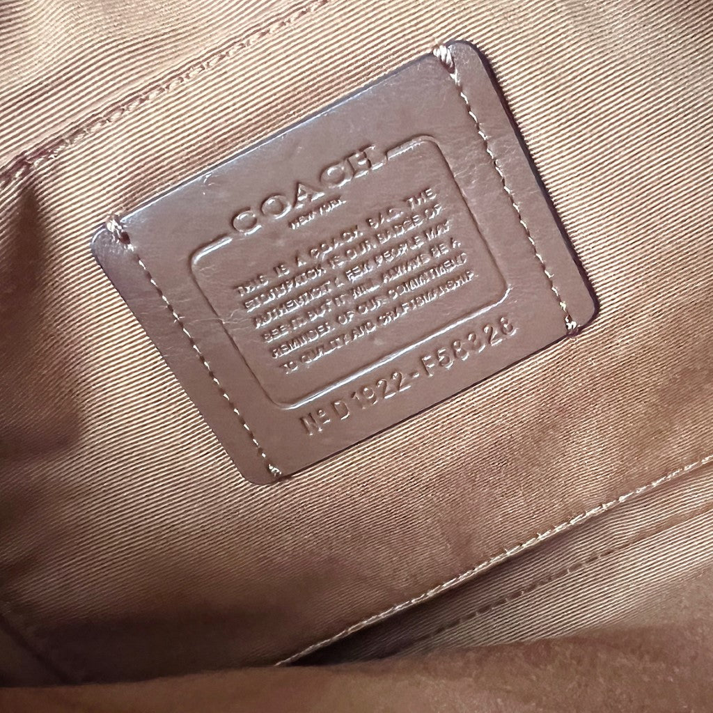 Coach Monogram Double Sided Crossbody Shoulder Bag Like New