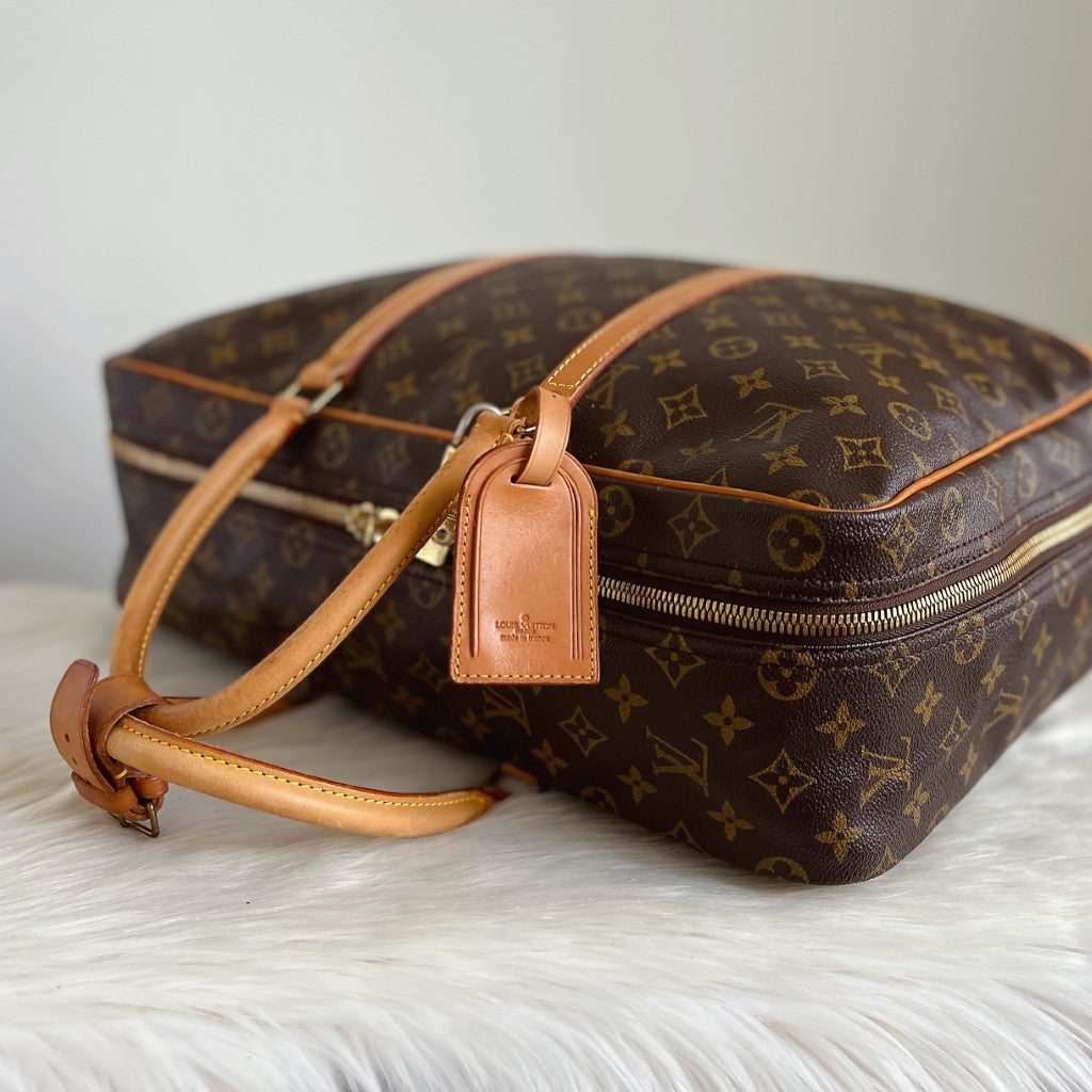 Louis Vuitton Signature Monogram Sirius 45 Travel Bag Suitcase Full Set