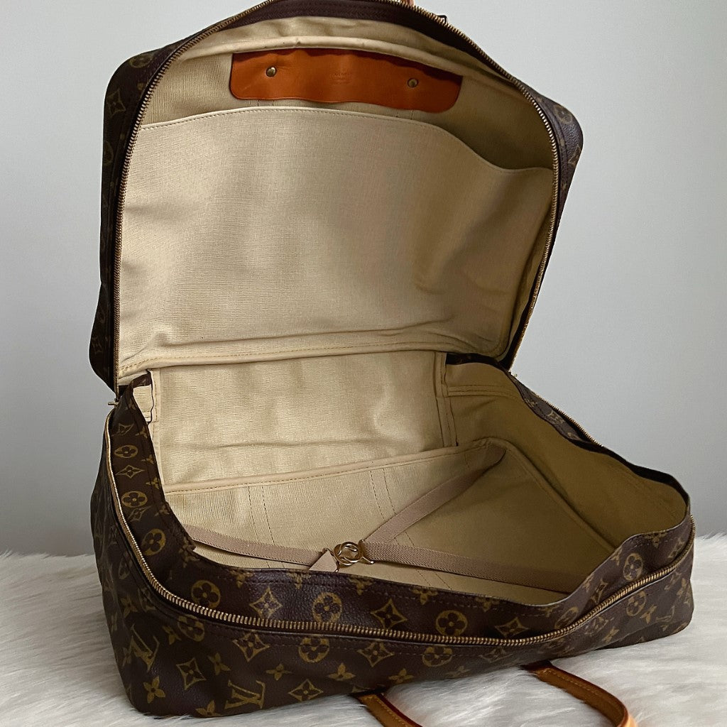 Louis Vuitton Signature Monogram Sirius 45 Travel Bag Suitcase Full Set