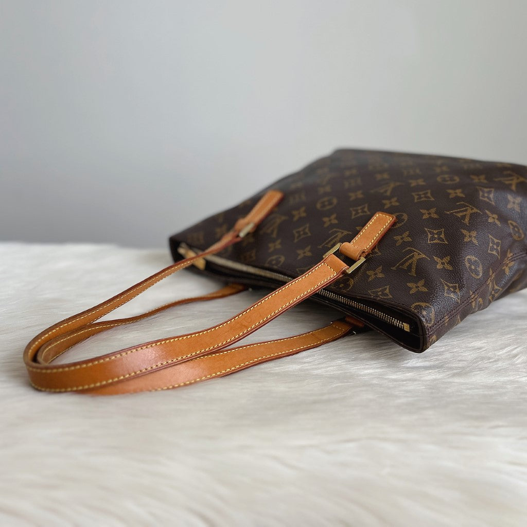 Louis Vuitton Signature Monogram Cabas Piano Shoulder Bag