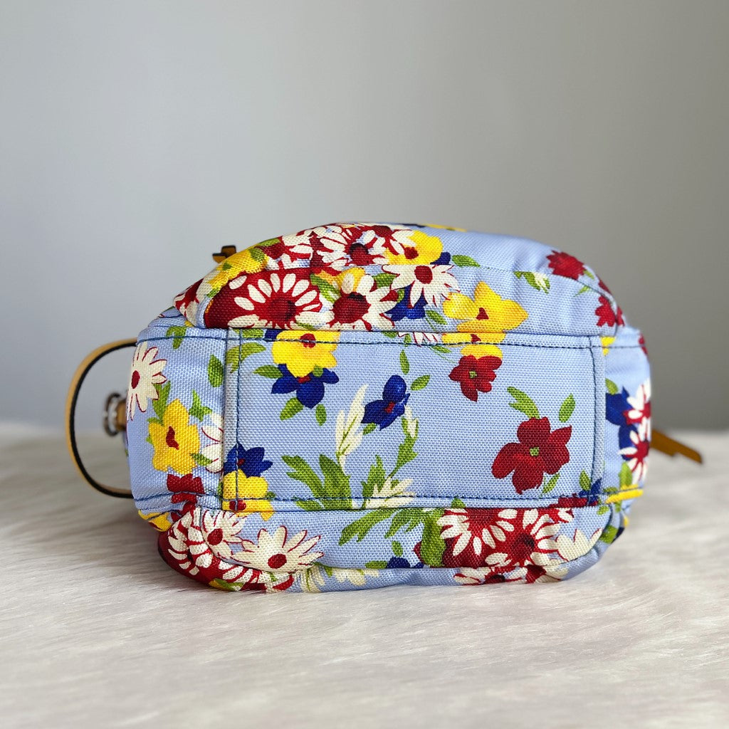 Miu Miu Summer Floral Pattern Boston 2 Way Shoulder Bag
