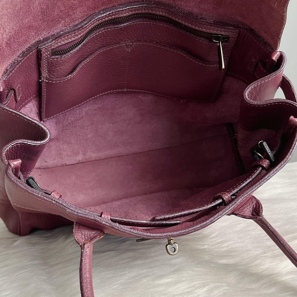 Mulberry Berry Leather Signature Bayswater Shoulder Bag