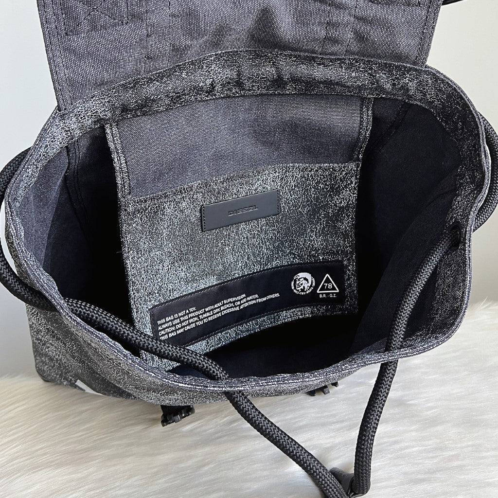 Diesel Double Buckle Oversized Outdoor Backpack Like New