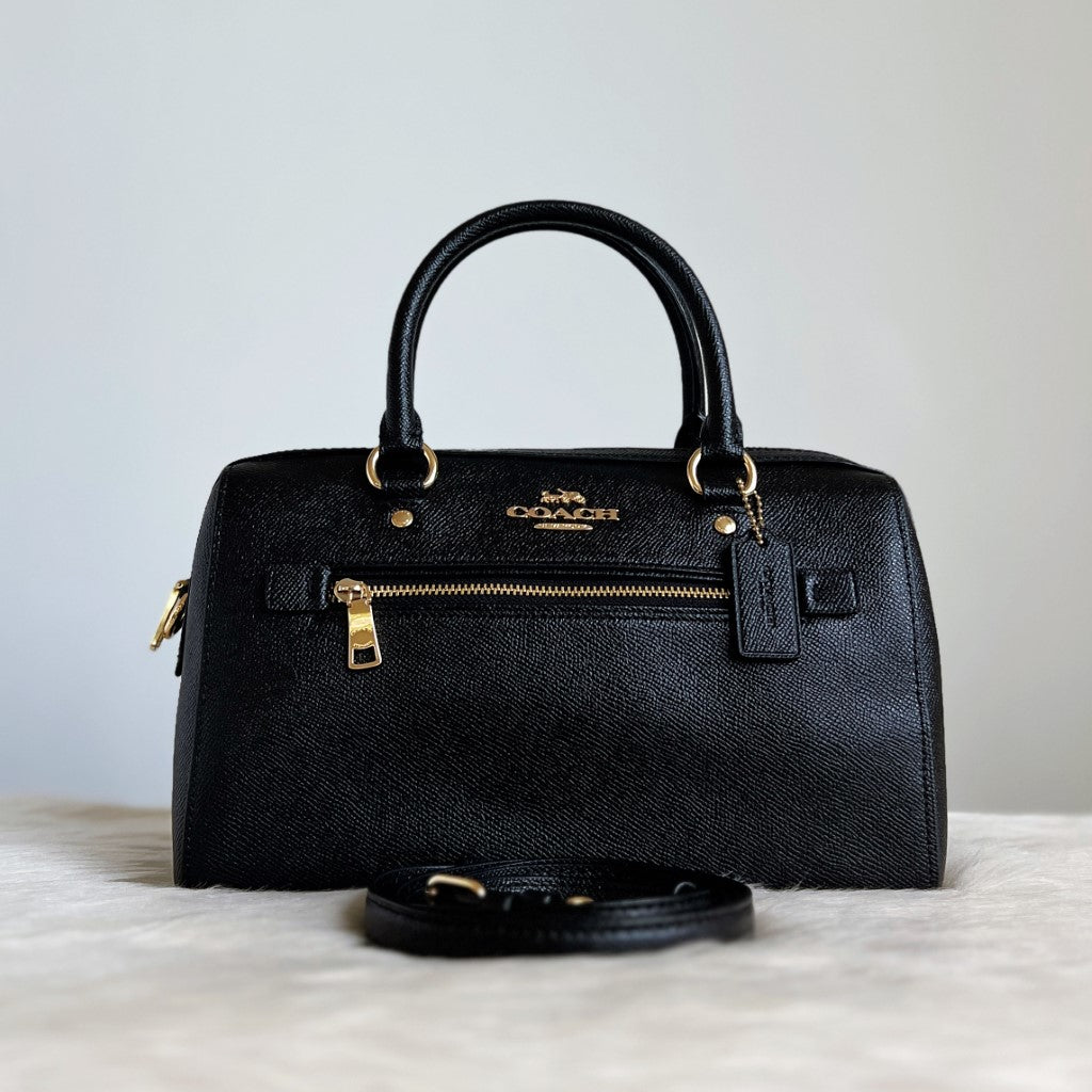 Coach Black Leather Satchel deals