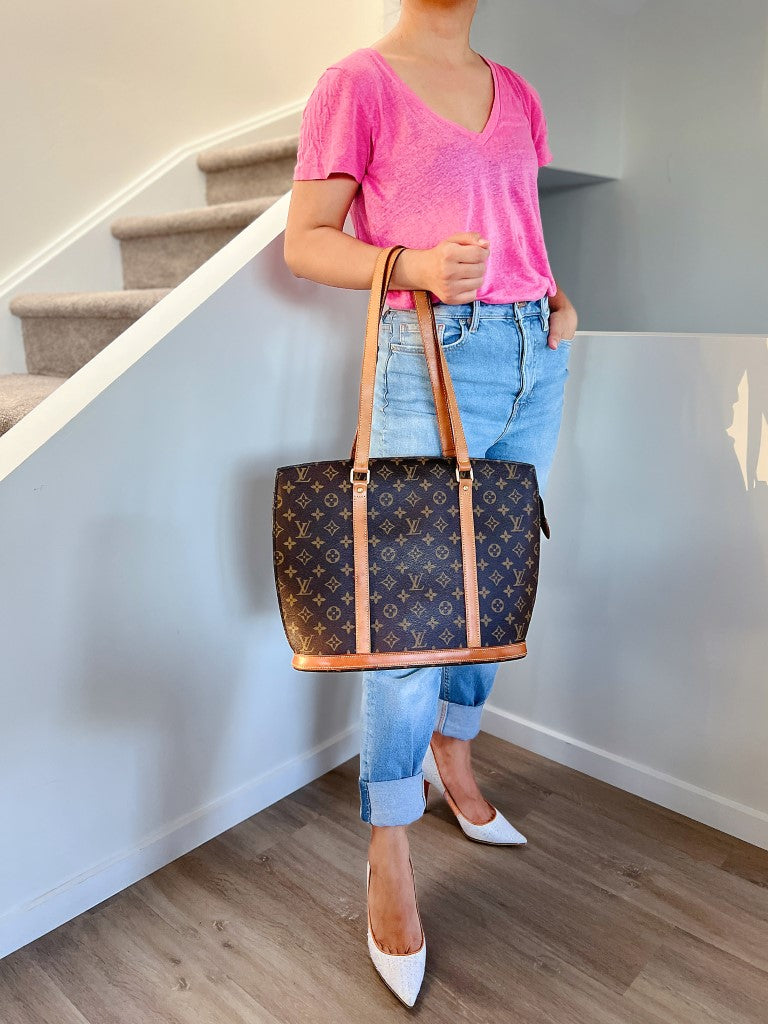 Louis Vuitton Signature Monogram Babylone Large Shoulder Bag