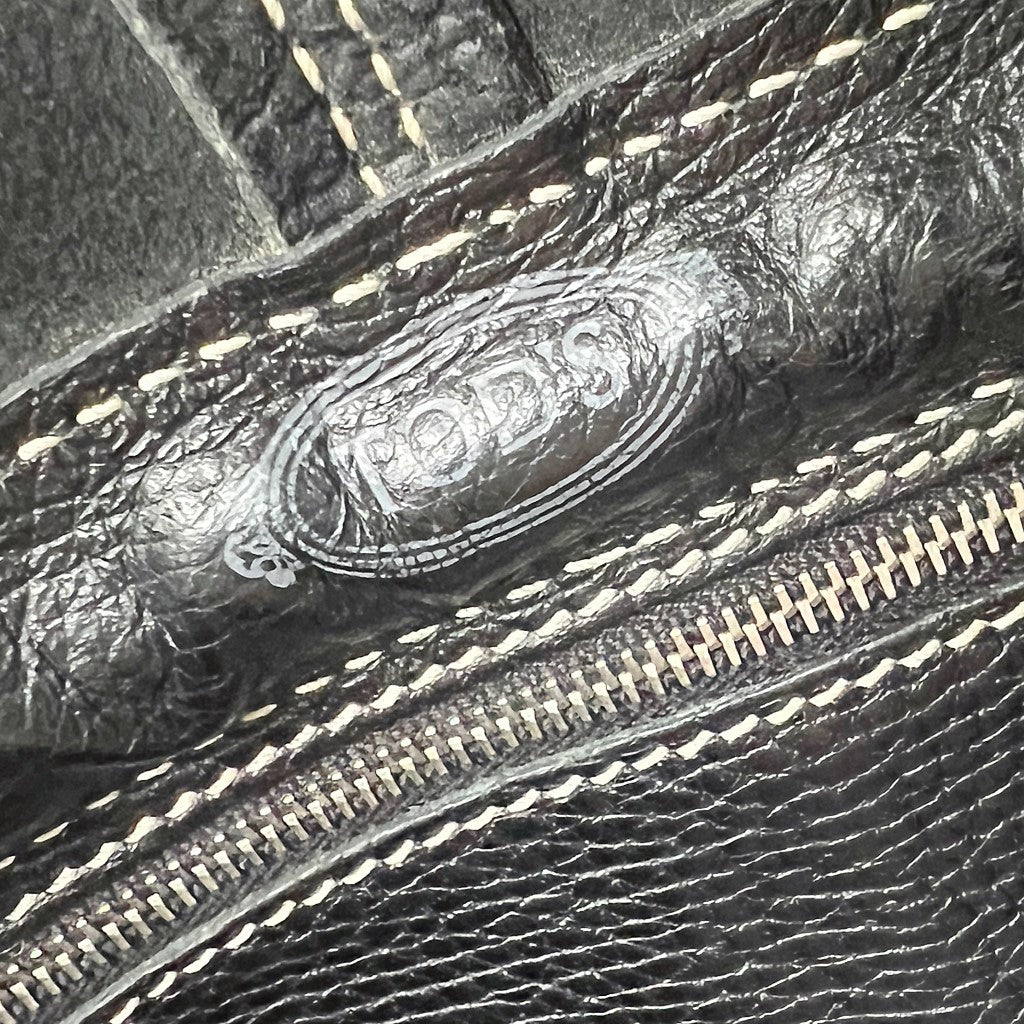 Tod's Black Leather Iconic Princess Diana Shoulder Bag Like New