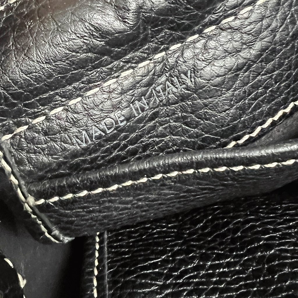 Tod's Black Leather Iconic Princess Diana Shoulder Bag Like New