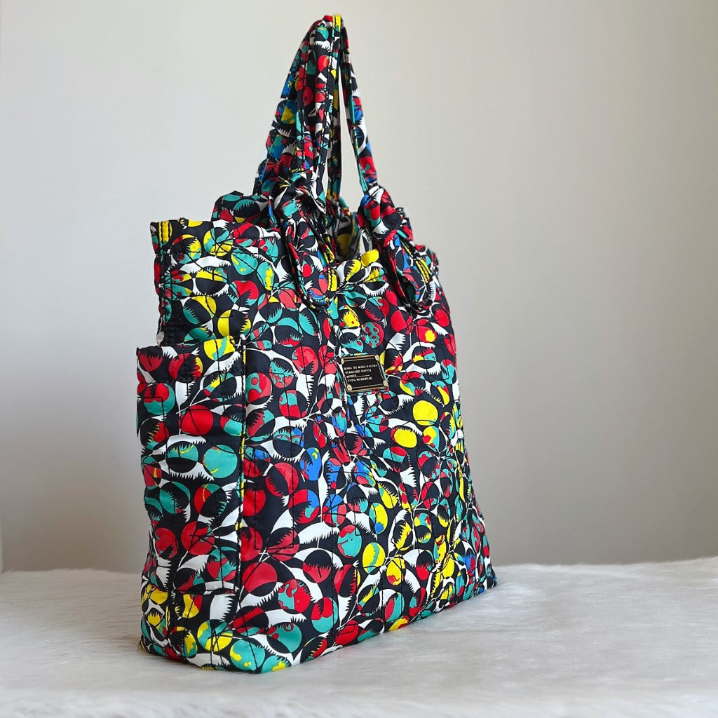 Marc Jacobs Colourful Pattern Holiday Large Shoulder Bag Excellent