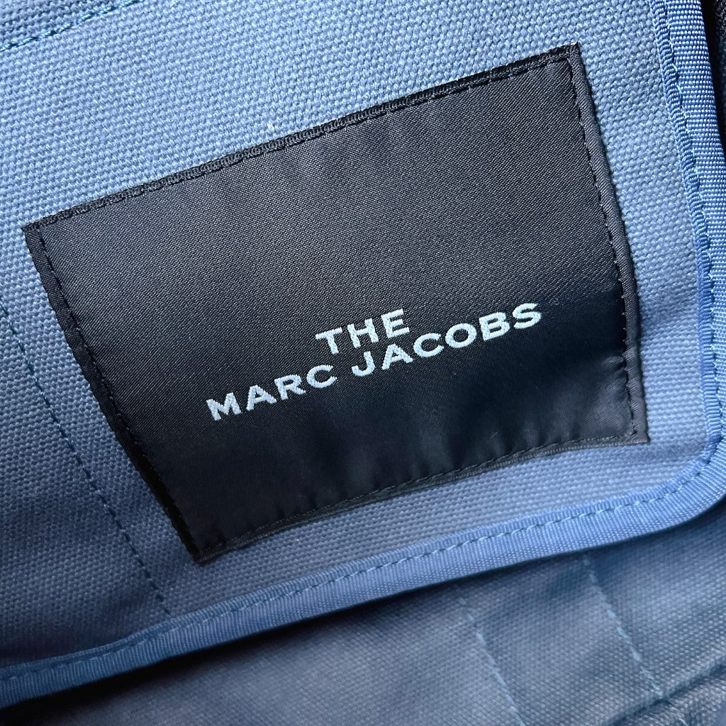 Marc Jacobs Denim Front Pattern Book Tote 2 Way Shoulder Bag