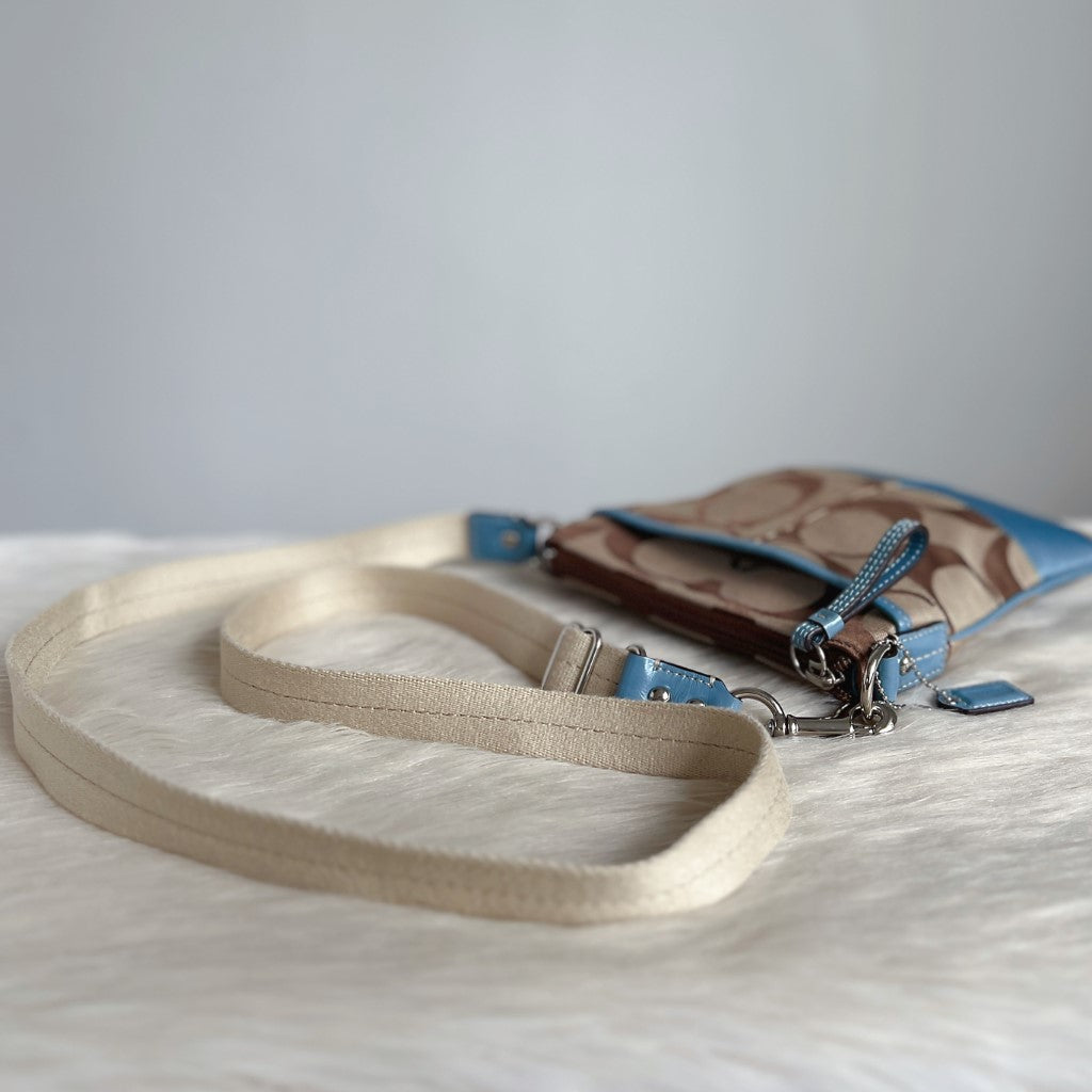 Coach Monogram Colour Block Crossbody Shoulder Bag
