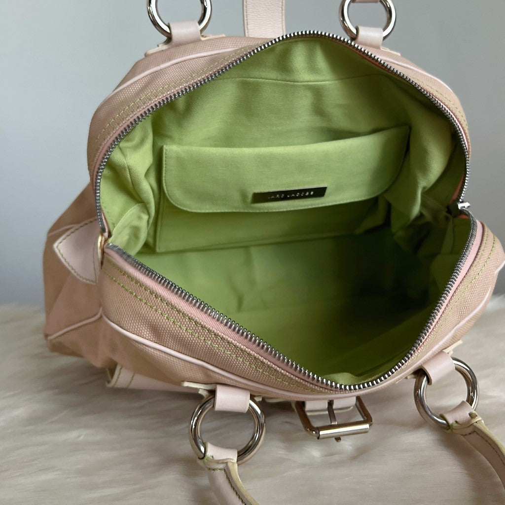 Marc Jacobs Light Pink Buckle Detail Front Pocket Tote Bag