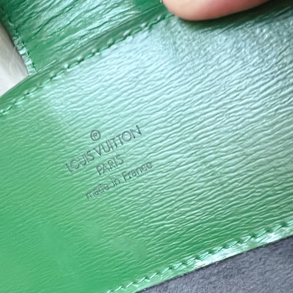 Louis Vuitton Green Epi Leather Cluny Shoulder Bag