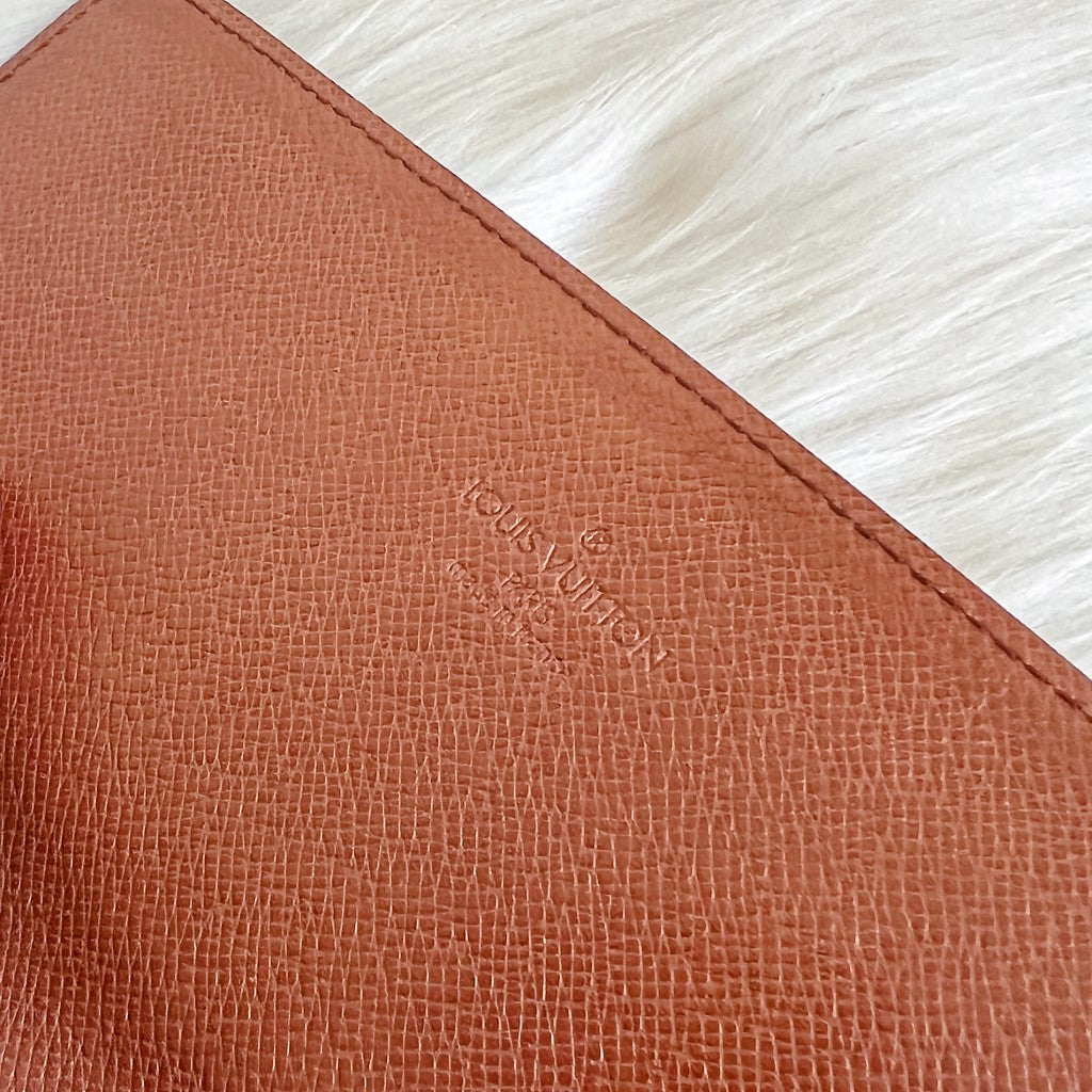 Louis Vuitton Monogram Classic Fold Double Compartment Long Wallet
