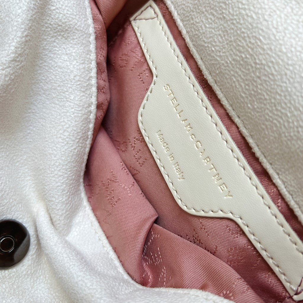 Stella McCartney White Signature Falabella Shoulder Bag